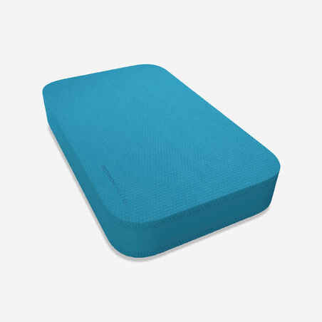 Modra majhna blazina za pilates (39 cm x 24 cm x 6 cm) 