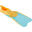 SNK 500 JR Snorkelling Fins Orange turquoise