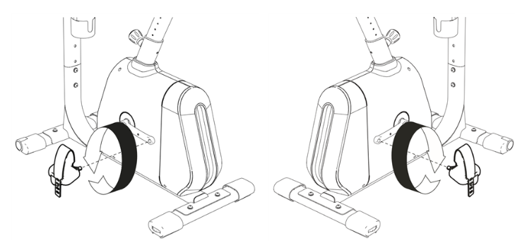 bevestiging pedalen