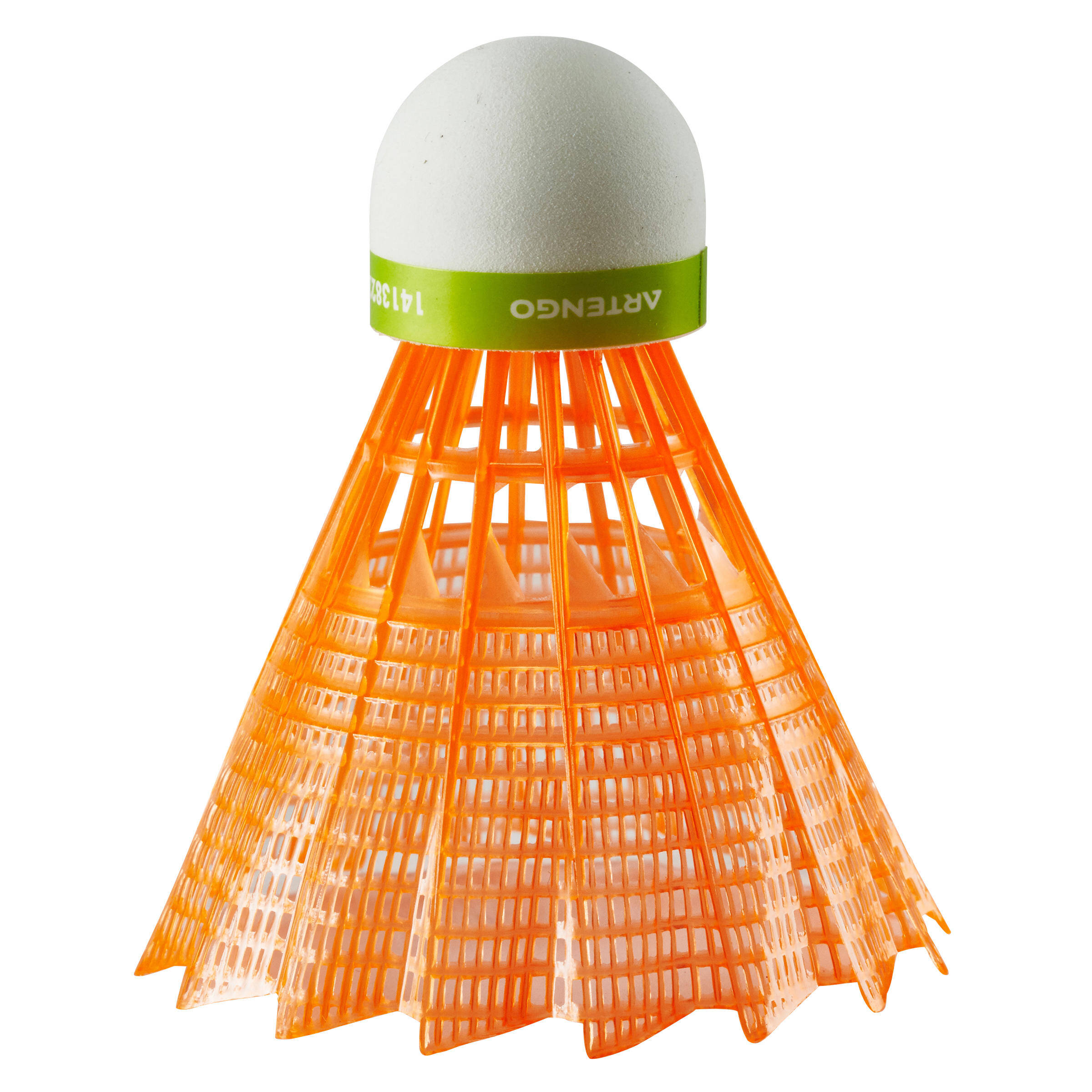 Badminton Plastic Shuttlecock PSC 100x1 Single Pack Orange -  4