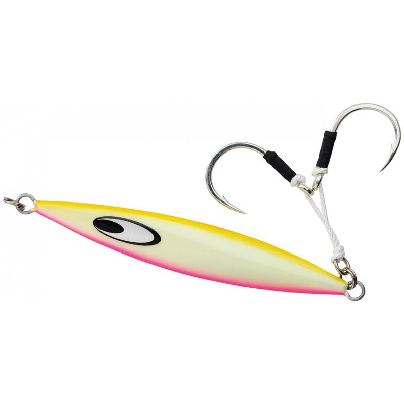 Amostra de pesca no mar Jig saltiga SK 110 g Glow Pink