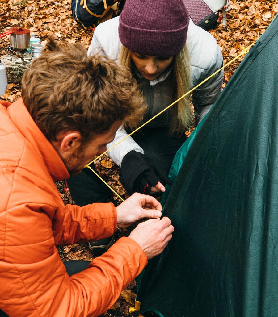 entretenir une tente de trek Quickhiker