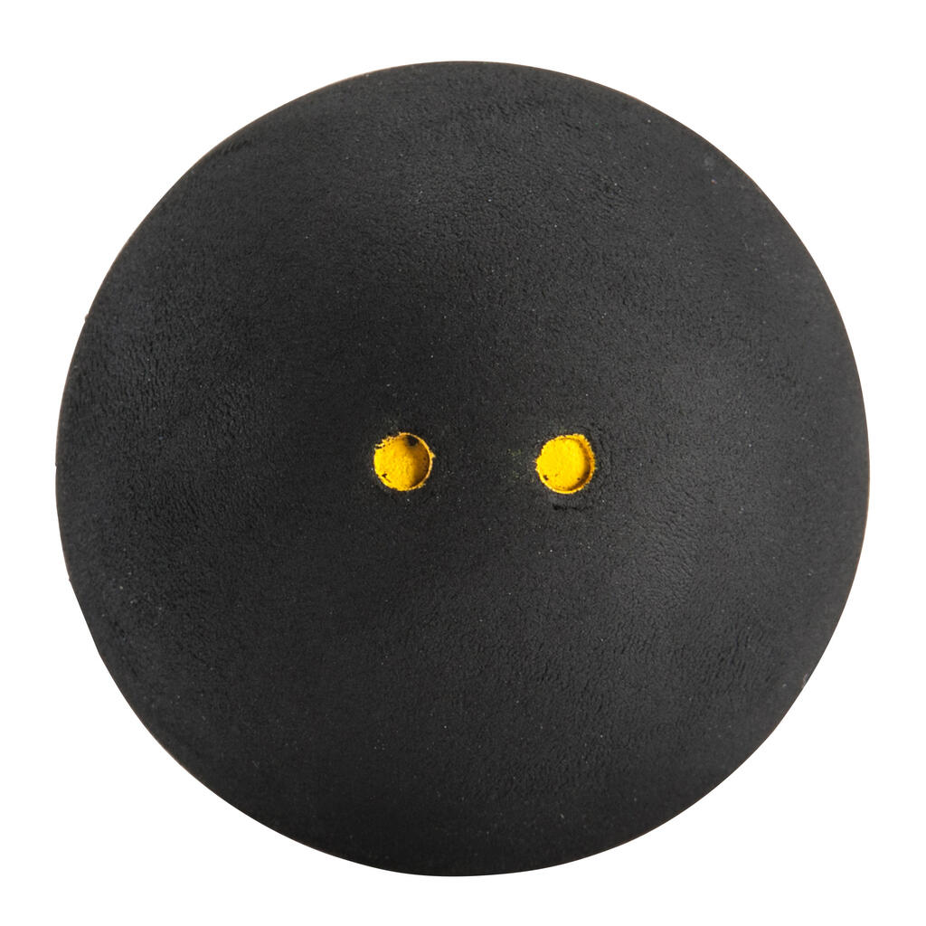 Squashová loptička Dunlop Pro s dvoma žltými bodkami