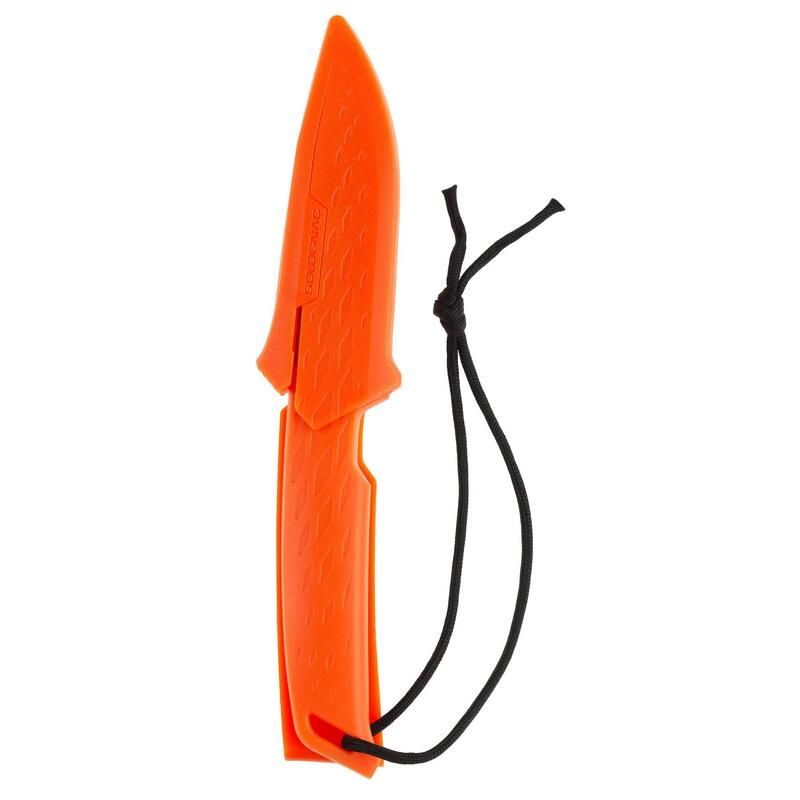 Couteau chasse 10cm fixe GRIP Orange sika 100