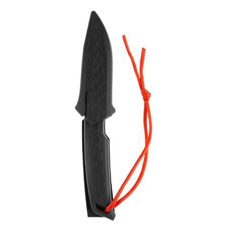 Peilis su juoda fiksuota rankena „Sika 100“, 10 cm