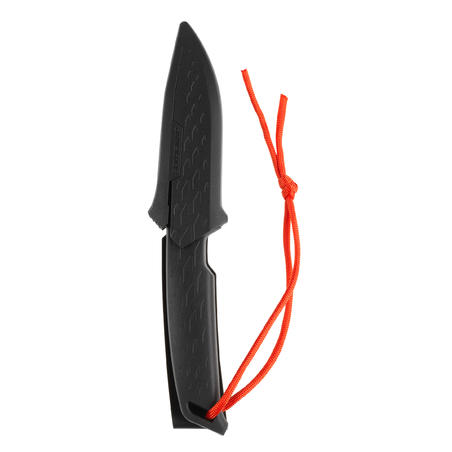 Lovački nož SIKA 100 s fiksiranim sečivom i crnom drškom