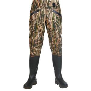 Pantalón De Caza Hombre Solognac 500 Cálido impermeable camuflaje marismas