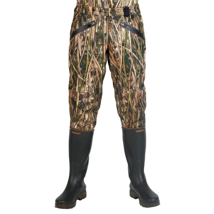 Pantalon chasse chaud et imperméable 500 camouflage marais SOLOGNAC Decathlon Pantalon chasse chaud et imperméable 500 camouflage marais SOLOGNAC Decathlon