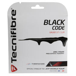 CORDAGE DE TENNIS MONOFILAMENT BLACK CODE 1.24mm NOIR