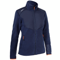 Polaire chaude de voile femme SAILING 500 Navy