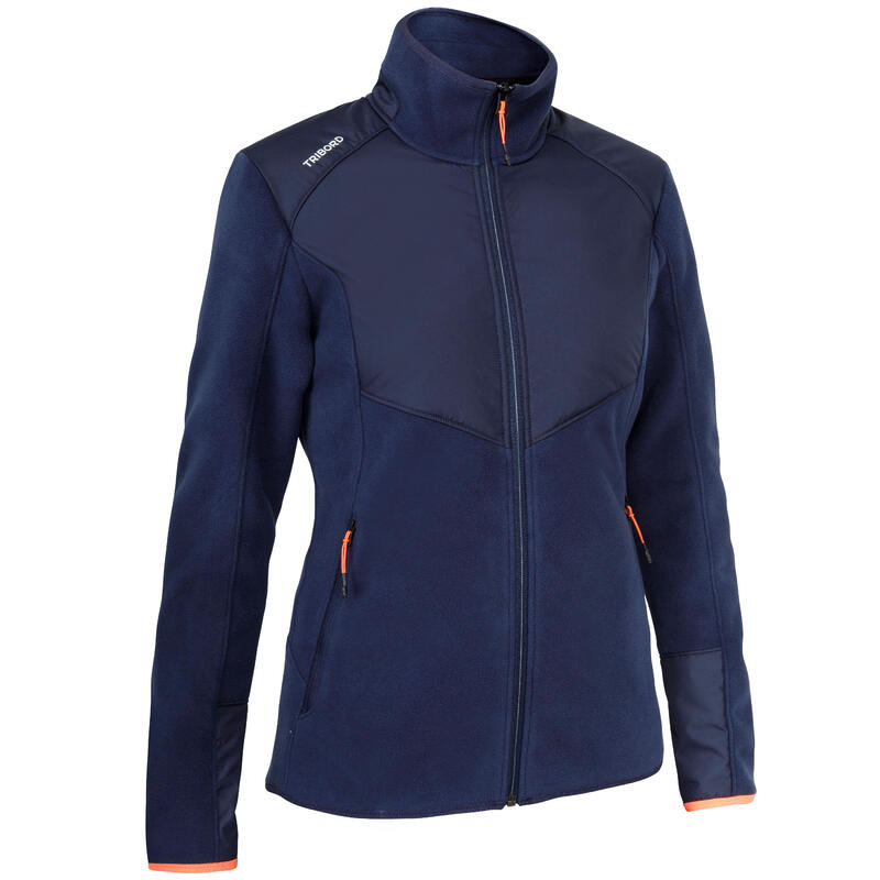 Pile idrorepellente vela donna SAILING 500 blu