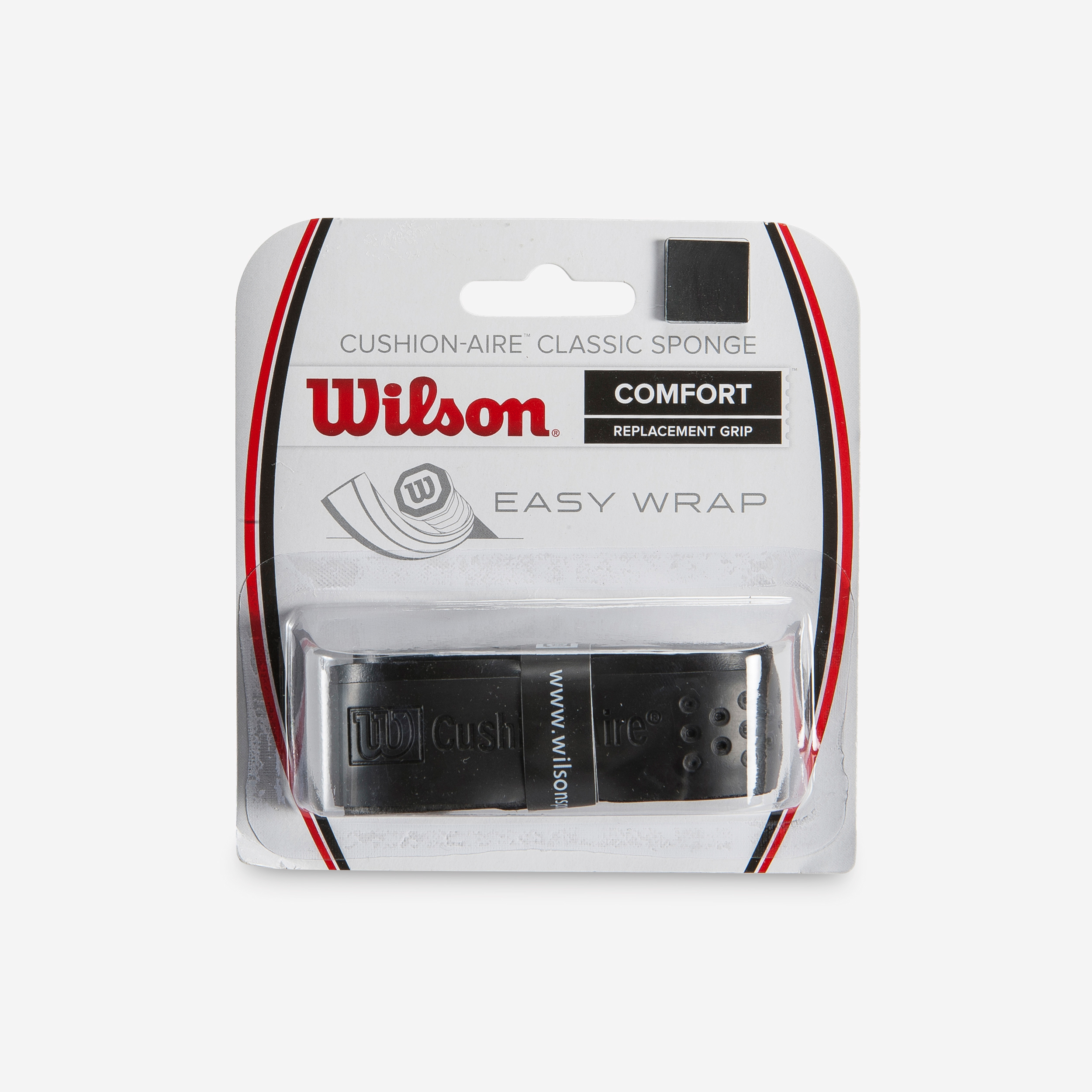 Grip de tennis cushion air sponge noir - Wilson