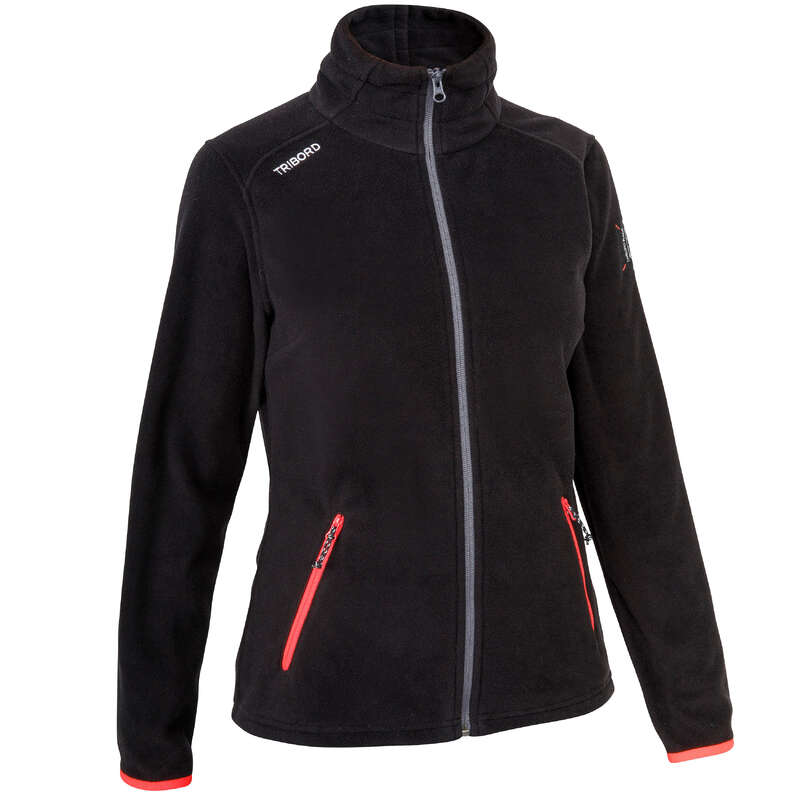 REGATTA COLD WEATHER WOMAN CLOTHES Sailing - W FLEECE RACE - BLACK PINK TRIBORD - Sailing Clothing