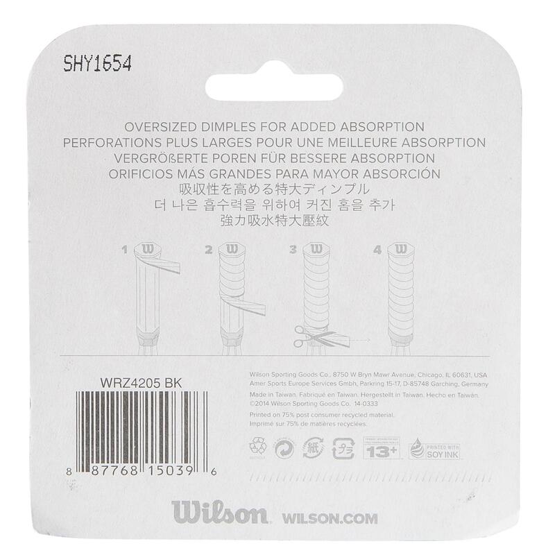 CUSHION AIR SPONGE TENİS RAKETİ ANA GRİBİ - SİYAH 