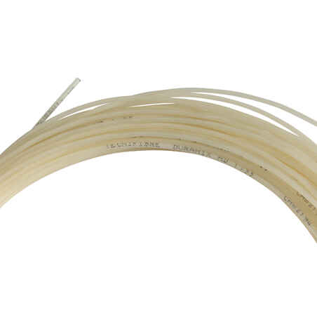Daugiagyslė poliesterio teniso raketės styga „Duramix“, 1,35 mm storio, natūrali