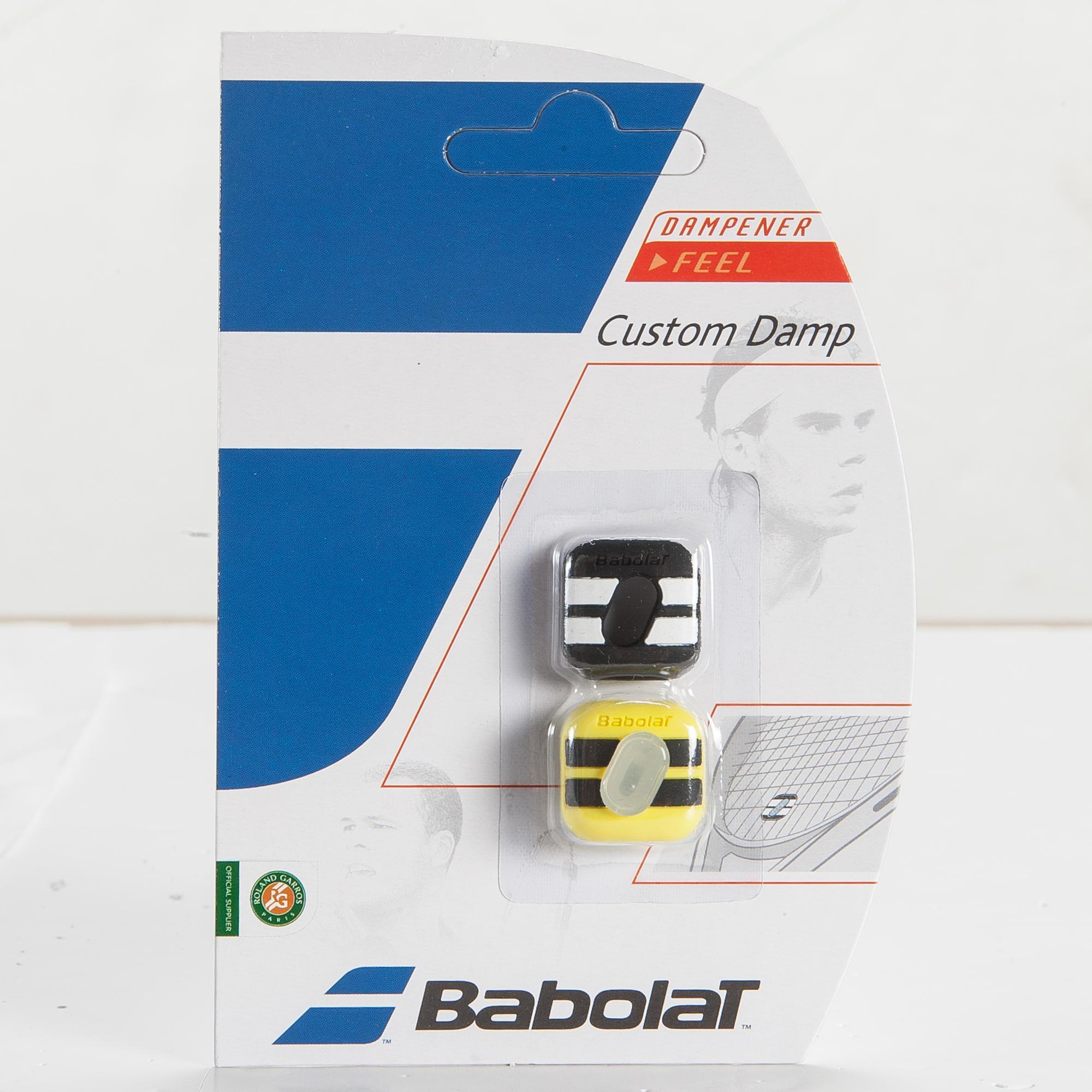 Antivibrator Tenis Custom Damp Aero Negru-Galben