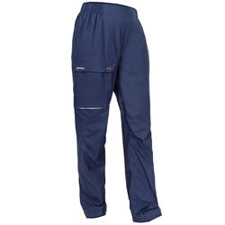 Sobrepantalón impermeable vela Mujer Sailing 100 azul marino