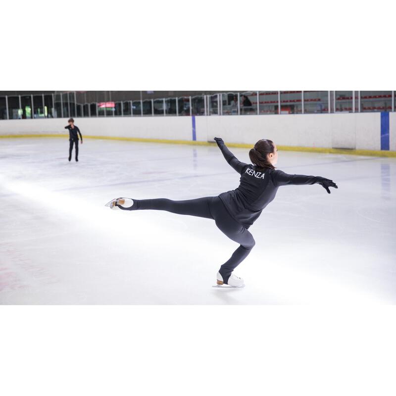 Kunstschaatsbroek voor volwassenen training zwart