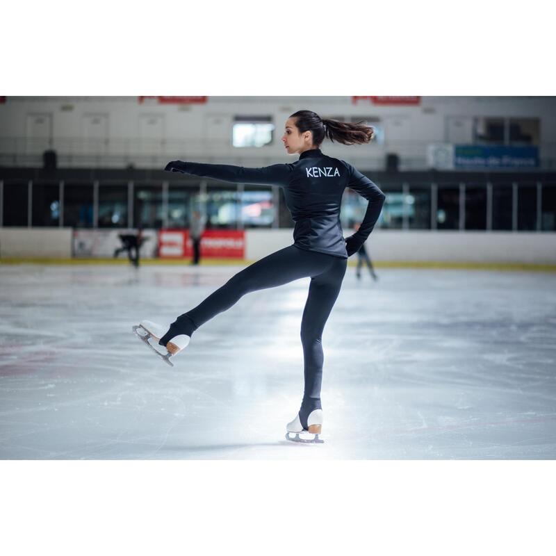 PANTALON ANTRENAMENT PATINAJ artistic negru ADULȚI 