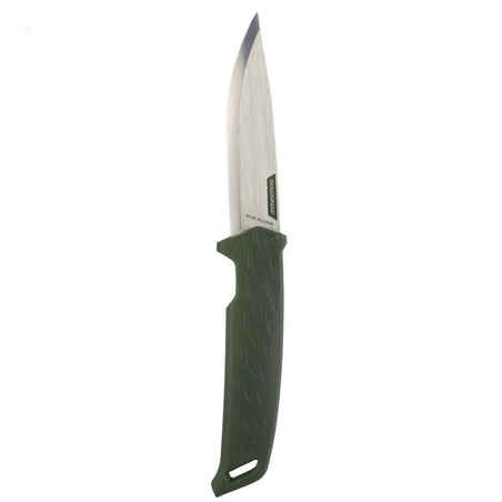 Fixed-blade hunting knife Sika 100 10cm - Green GRIP