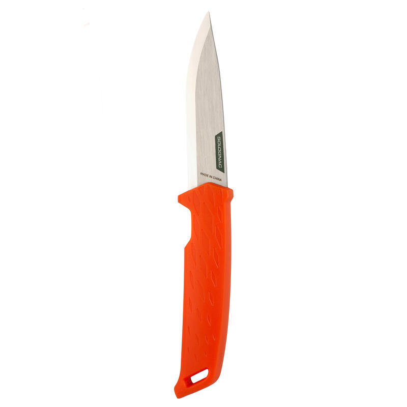 Lovecký nůž s pevnou čepelí 10 cm Sika 100 Grip oranžový