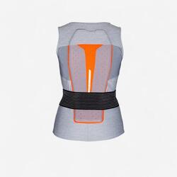 Colete de Proteção Dorsal de Snowboard e Ski DBCK 500 Mulher Cinzento