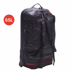 Sac à roulettes trolley Intensif 65 litres noir rouge