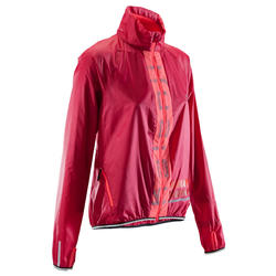 VESTE RUNNING FEMME KIPRUN WIND KALENJI ROSE