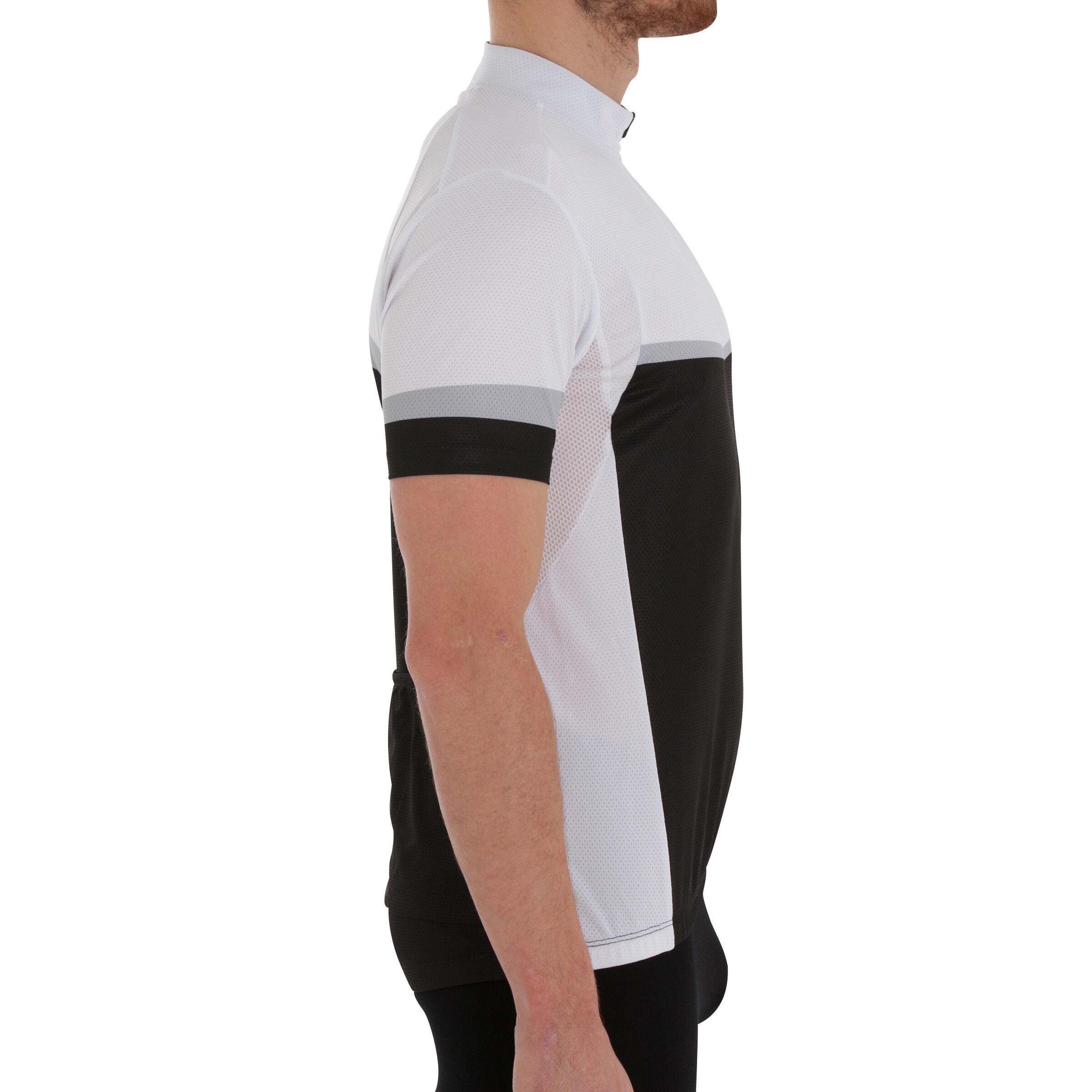 500 Short-Sleeved Cycling Jersey - Black/Grey 3/13
