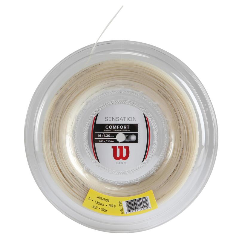 CORDAGE DE TENNIS WILSON SENSATION COMFORT BOBINE 200M