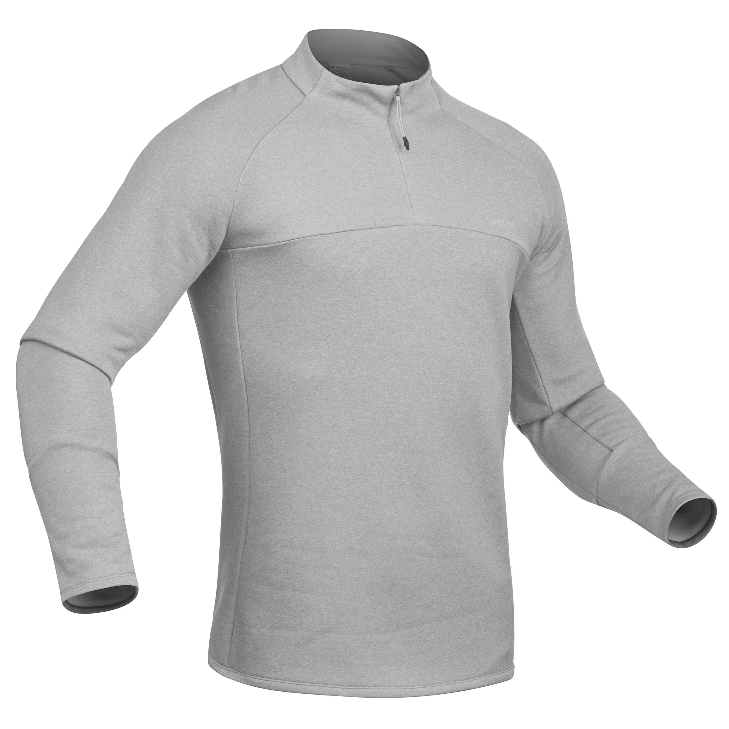 Men's skiing 2nd layer 500 - Grey