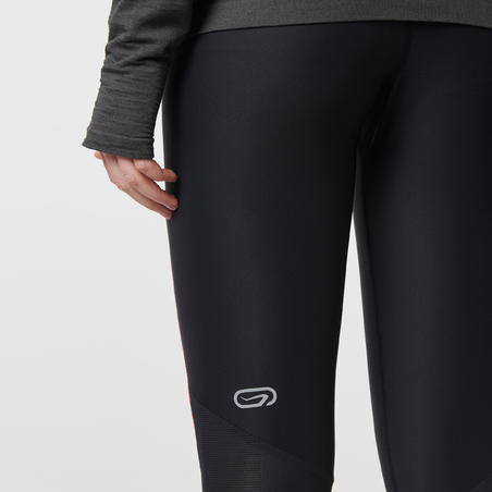 Длинные женские компрессионные тайтсы для бега Kiprun warm 