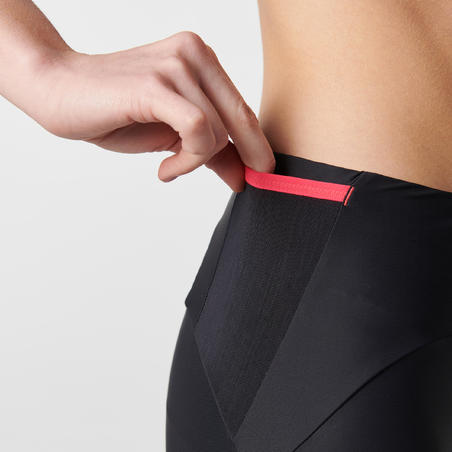 Длинные женские компрессионные тайтсы для бега Kiprun warm 