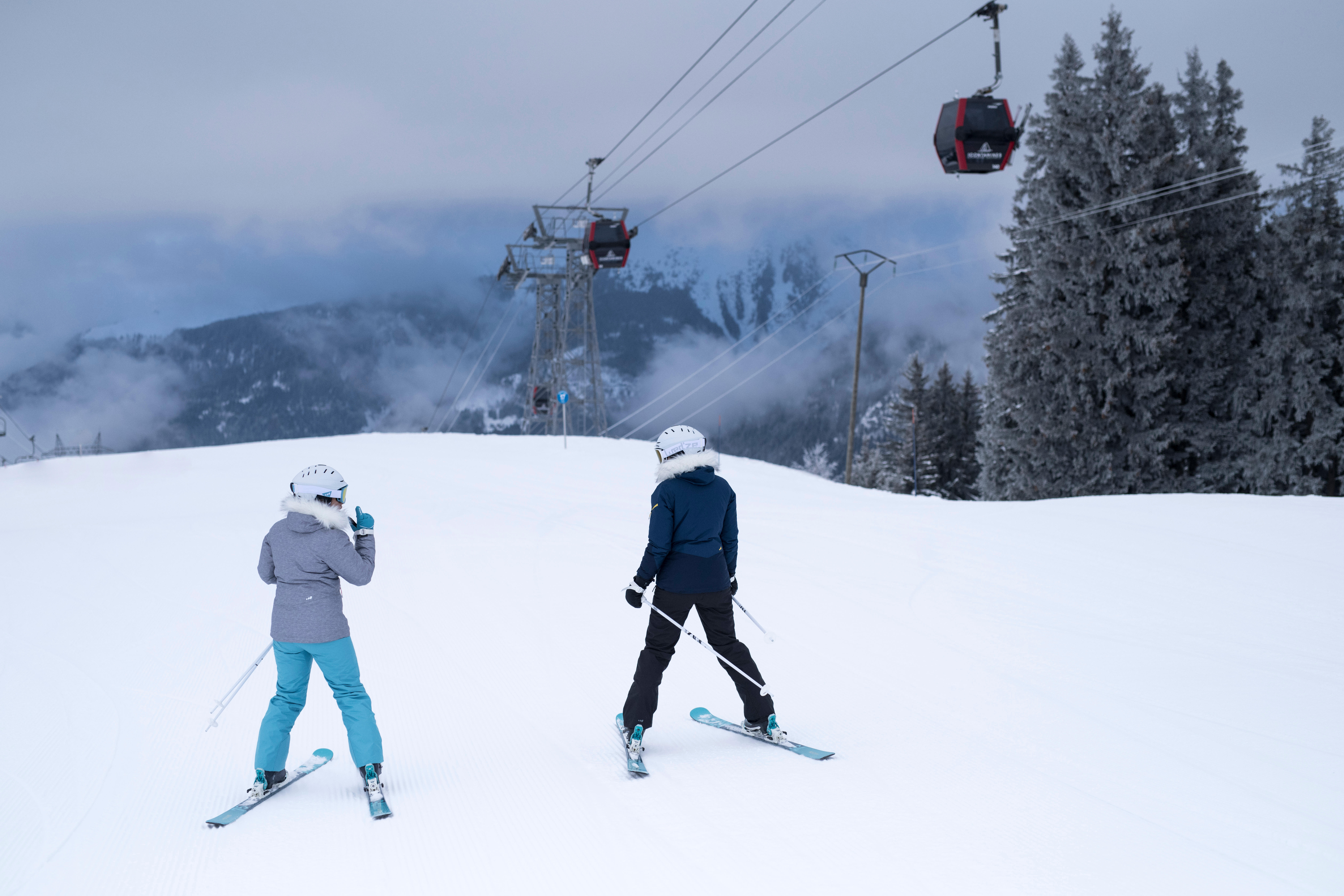 Siva ženska smučarska jakna 150