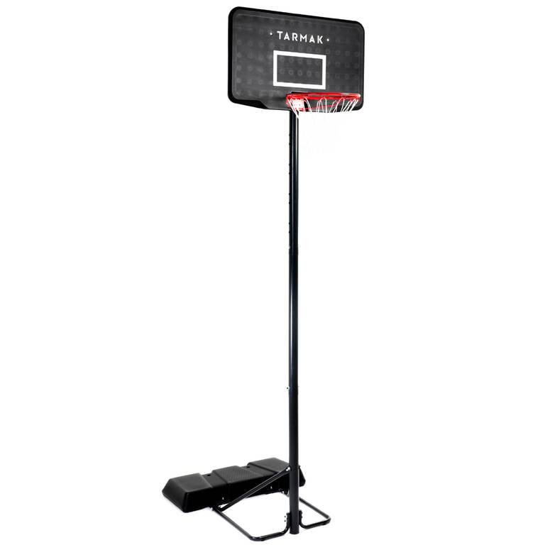 Basketball Hoop with Adjustable Stand (from 2.20 to 3.05m) B100 - Black