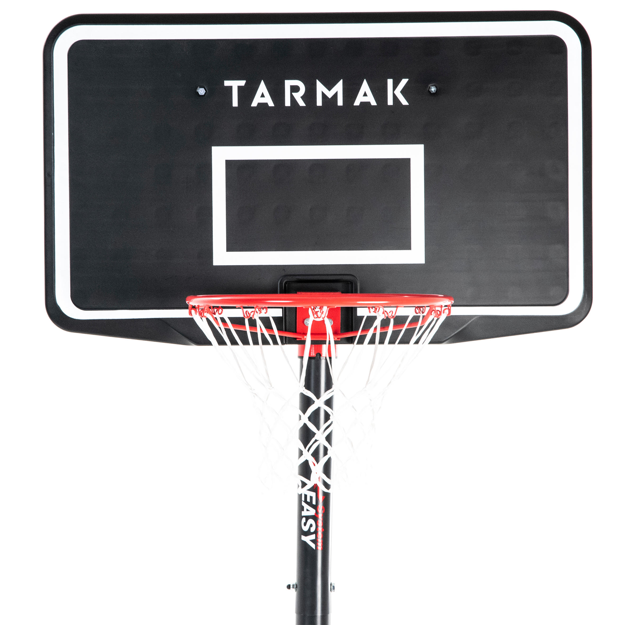 Panier de basket sur pied réglable à roulettes - B 100 Easy noir - TARMAK