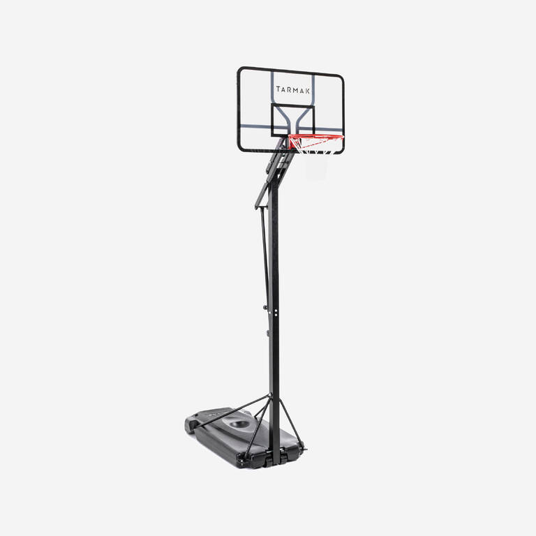 Basketball hoop with easy-adjustment stand (2.40m to 3.05m) b700 pro