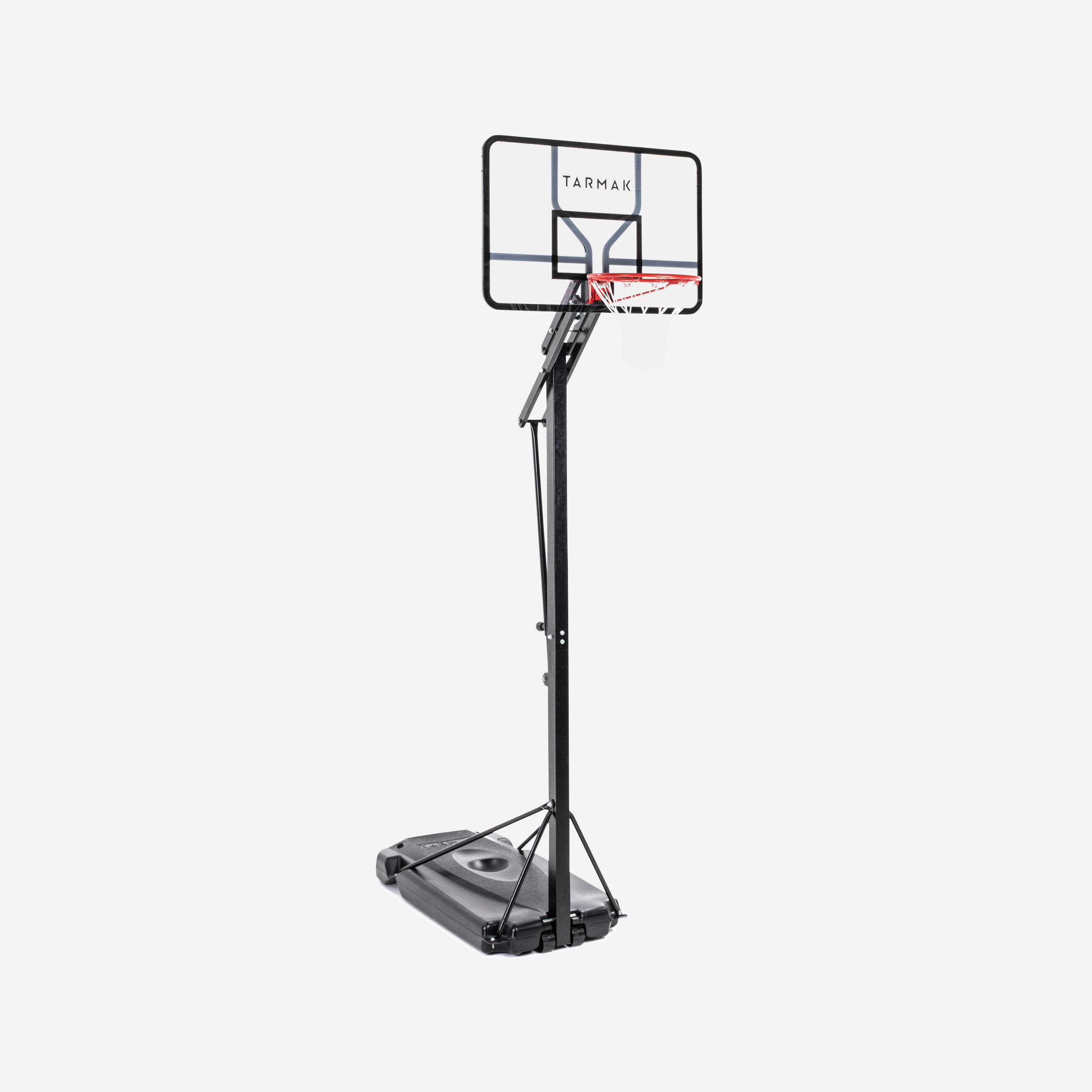 TARMAK Basketbalový kôš na nastaviteľnom stojane 2,40 m až 3,05 m B700 Pro čierna