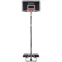 B100 מתקן כדורסל קל לילדים / למבוגרים 2.4 מ' עד 3.05 מ' כוונון ללא כלי עבודה.