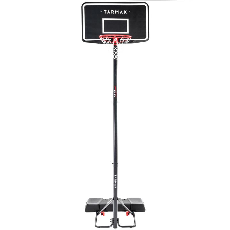 B100 Easy Kids'/Adult Basketball Basket 2.2m to 3.05m tool-free adjustment.