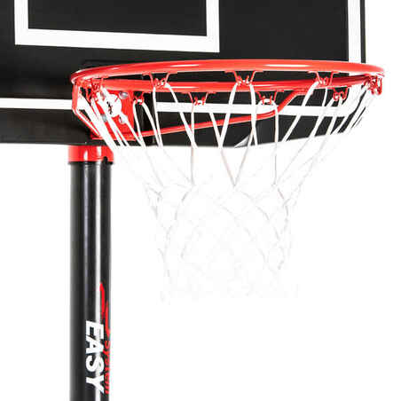 Μπάλα μπάσκετ με ρυθμιζόμενο στύλο (από 2,20 έως 3,05m) B100 Easy - Μαύρο