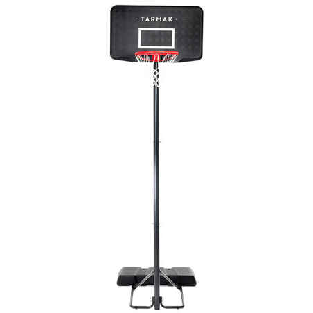 Basketball Hoop with Adjustable Stand (from 2.20 to 3.05m) B100 - Black