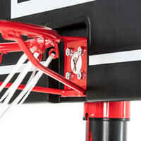 Basketball Hoop with Adjustable Stand (from 2.20 to 3.05m) B100 Easy - Black