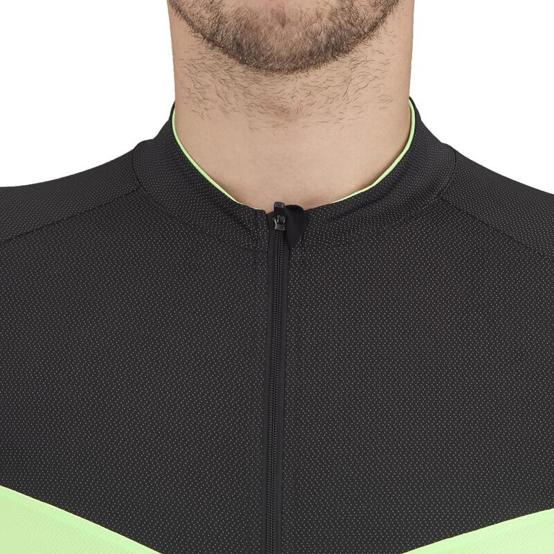 Maglia uomo Handbike nero/verde fluo