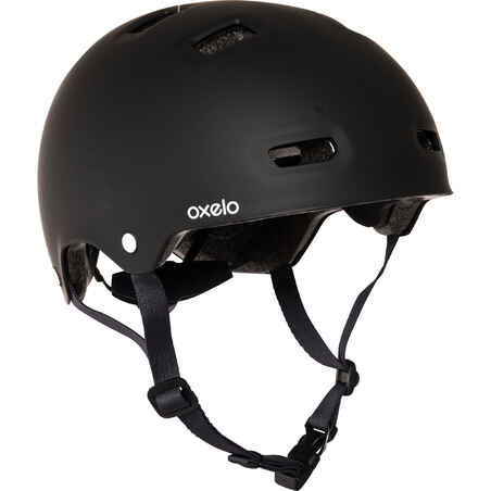 Casco Roller Skateboard Patinete MF500 Negro Azul