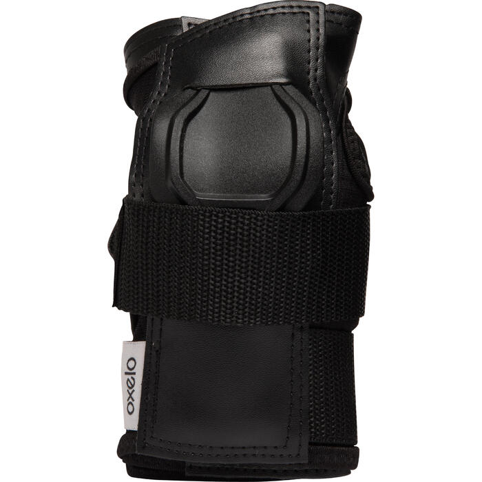 Adult Inline Skate Wrist Guard Oxelo Fit 500 Black