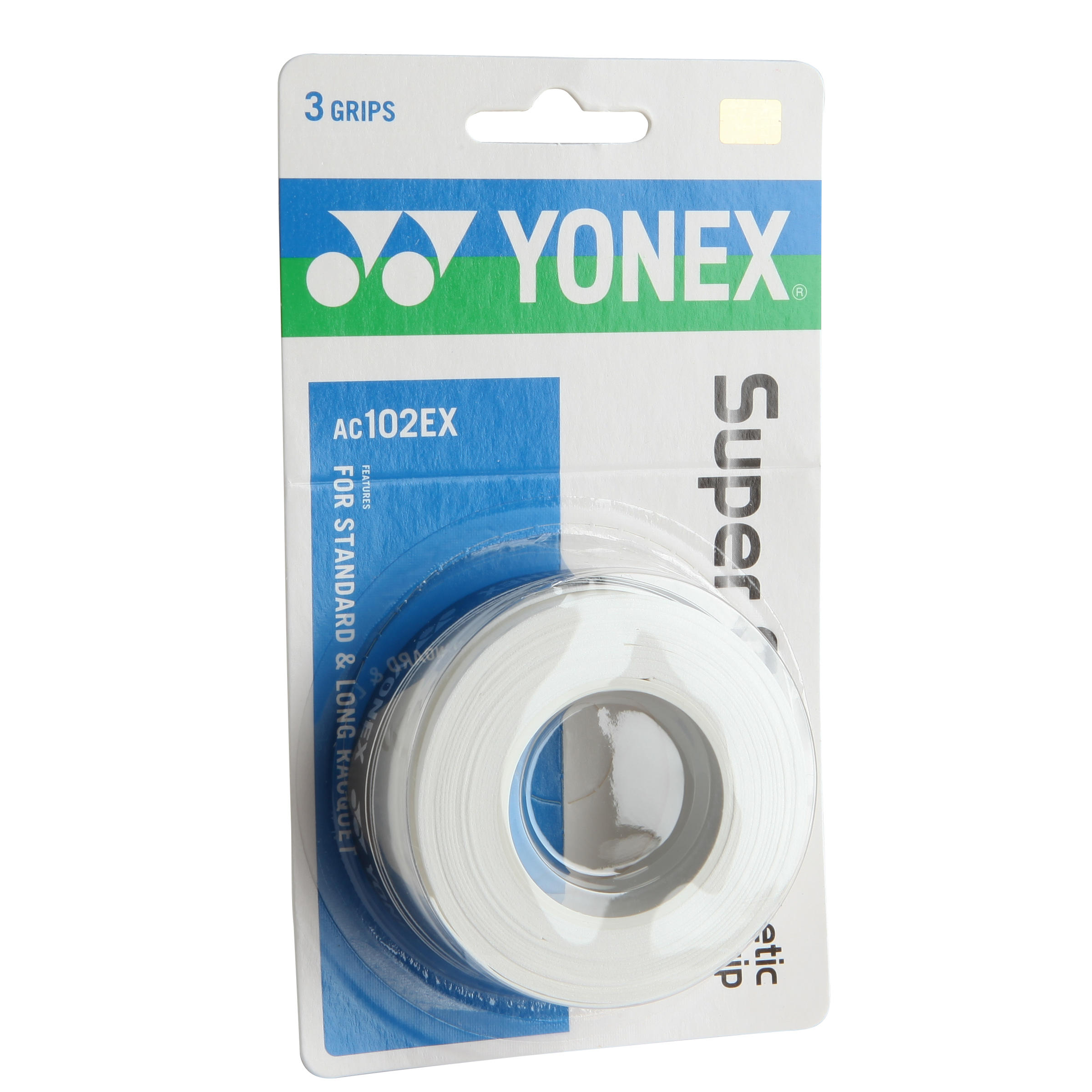 YONEX Bedmintonová omotávka AC102 BLANC biela 3 ks . · záber 3