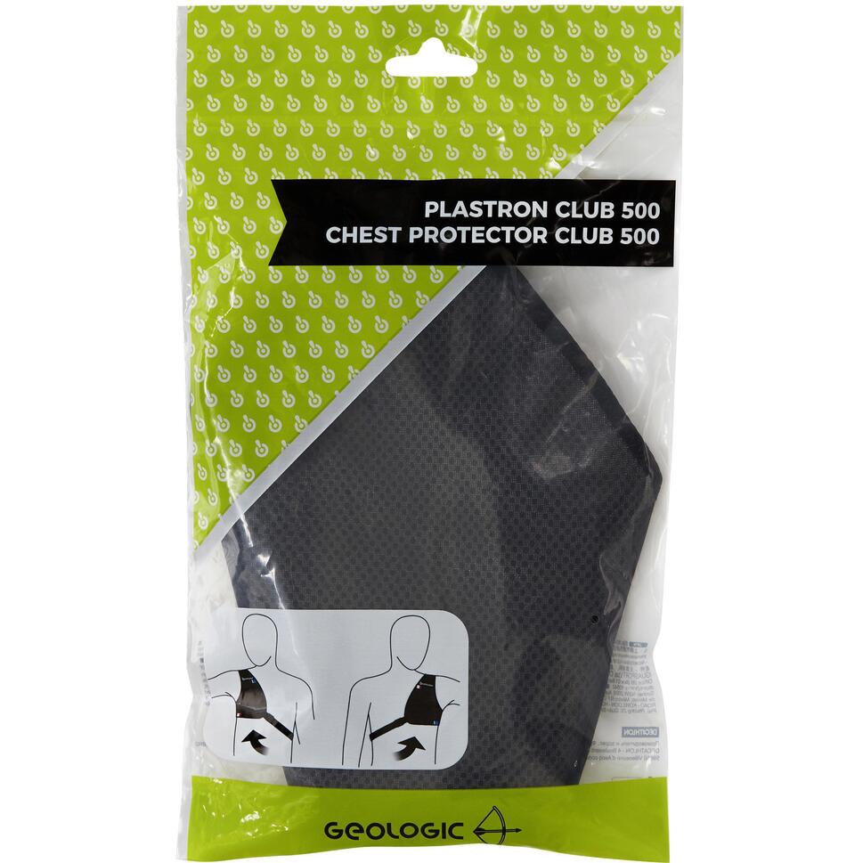 Plastron De Tir à L'Arc – Protection Soutien – Taille 42x32x1cm – Noir