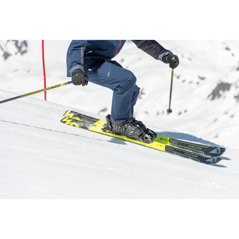 Botas de Esquí Hombre Wedze EVOFIT 550 Flex 90 Alpino Negro