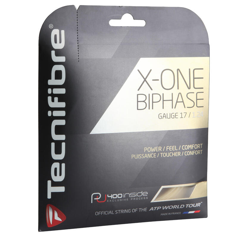 CORDAGE DE TENNIS TECNIFIBRE X-ONE BIPHASE 1,24